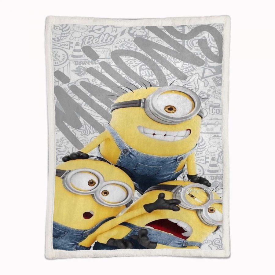 Minions Alle Charaktere 02 Decke - Fleecedecke – Bild 2