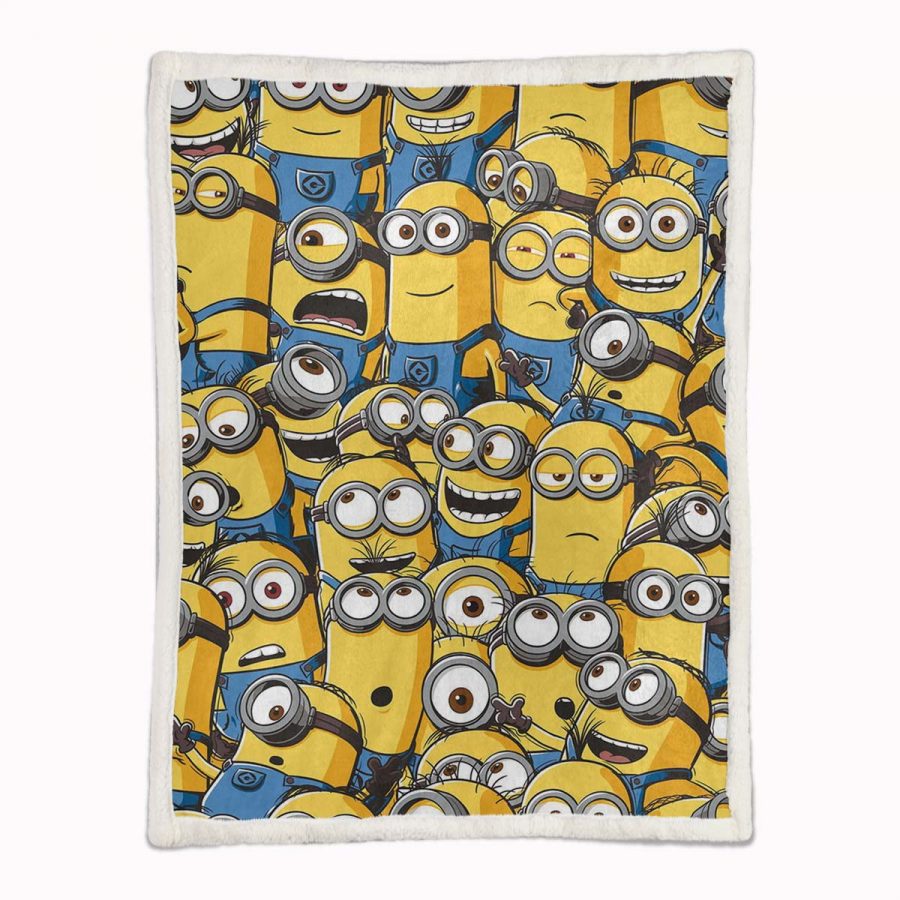 Minions Alle Charaktere 05 Decke - Fleecedecke – Bild 2