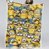 Minions Alle Charaktere 05 Decke - Fleecedecke