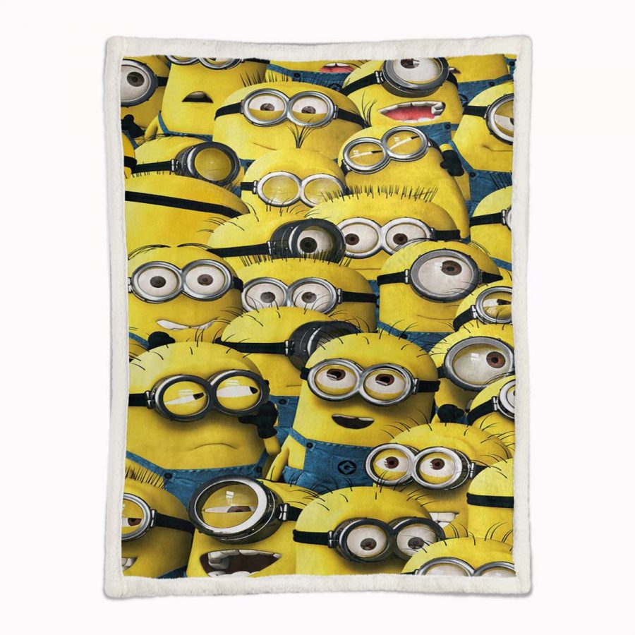 Minions Alle Charaktere Decke - Fleecedecke – Bild 2