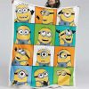 Minions-Charakterausdrücke Decke - Fleecedecke