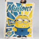 Minions Dave Süß Decke – Fleecedecke