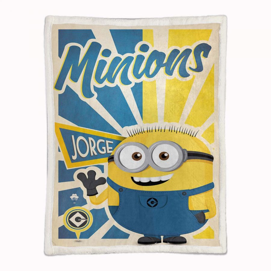 Minions Jorge Niedlich Decke - Fleecedecke – Bild 2