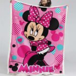 Minnie Maus Rosa Kleid Adorable 05 Decke – Fleecedecke