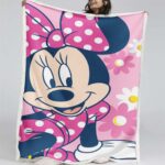 Minnie Maus Pink So süß Decke – Fleecedecke