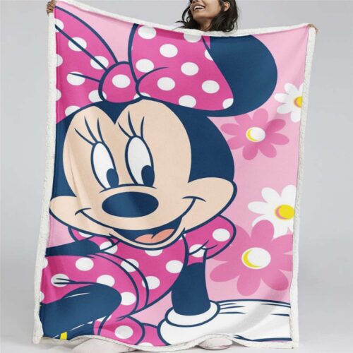 Minnie Maus Pink So süß Decke - Fleecedecke
