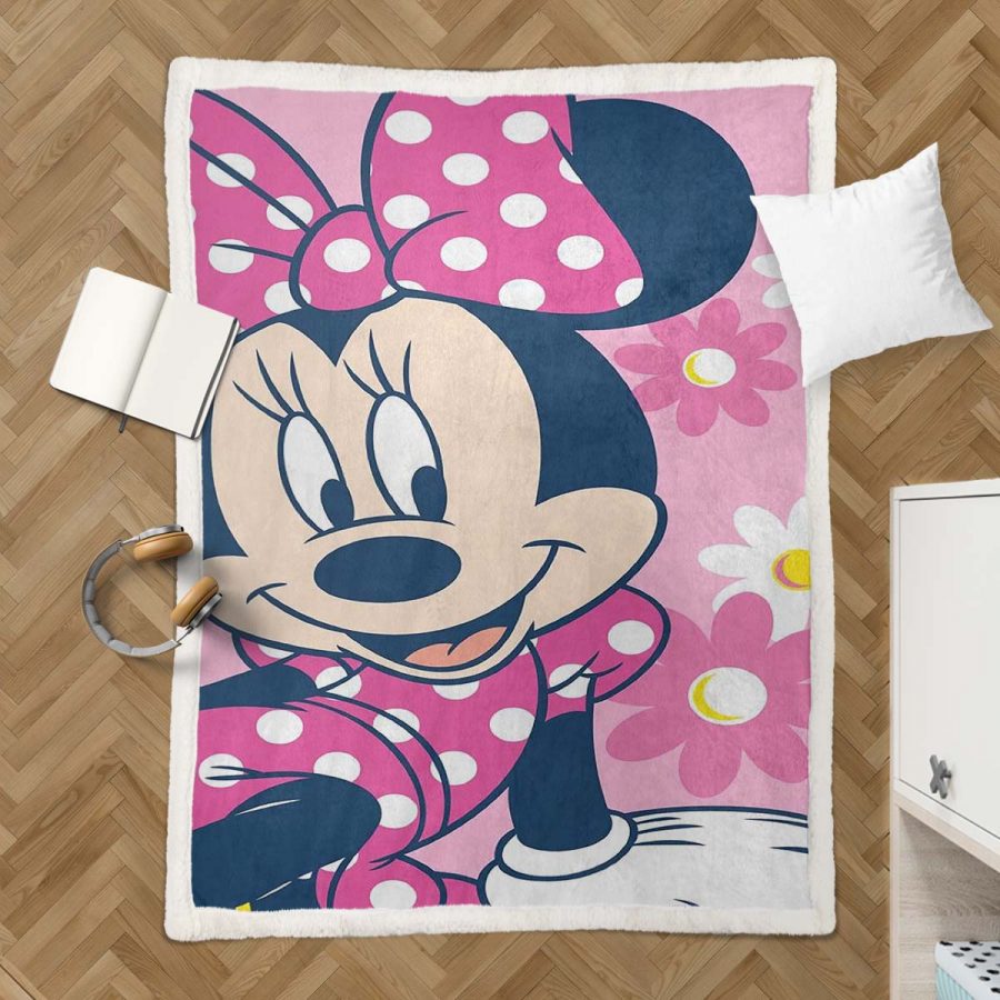 Minnie Maus Pink So süß Decke - Fleecedecke – Bild 3