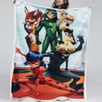 Miraculous Ladybug Alle Charaktere 07 Decke – Fleecedecke