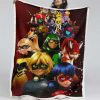 Miraculous Ladybug Alle Charaktere 08 Decke - Fleecedecke
