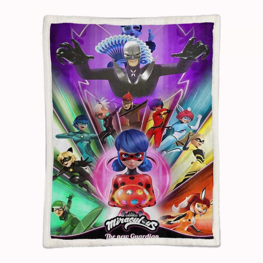 Miraculous Ladybug Alle Charaktere 11 Decke - Fleecedecke – Bild 2