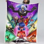 Miraculous Ladybug Alle Charaktere 11 Decke – Fleecedecke