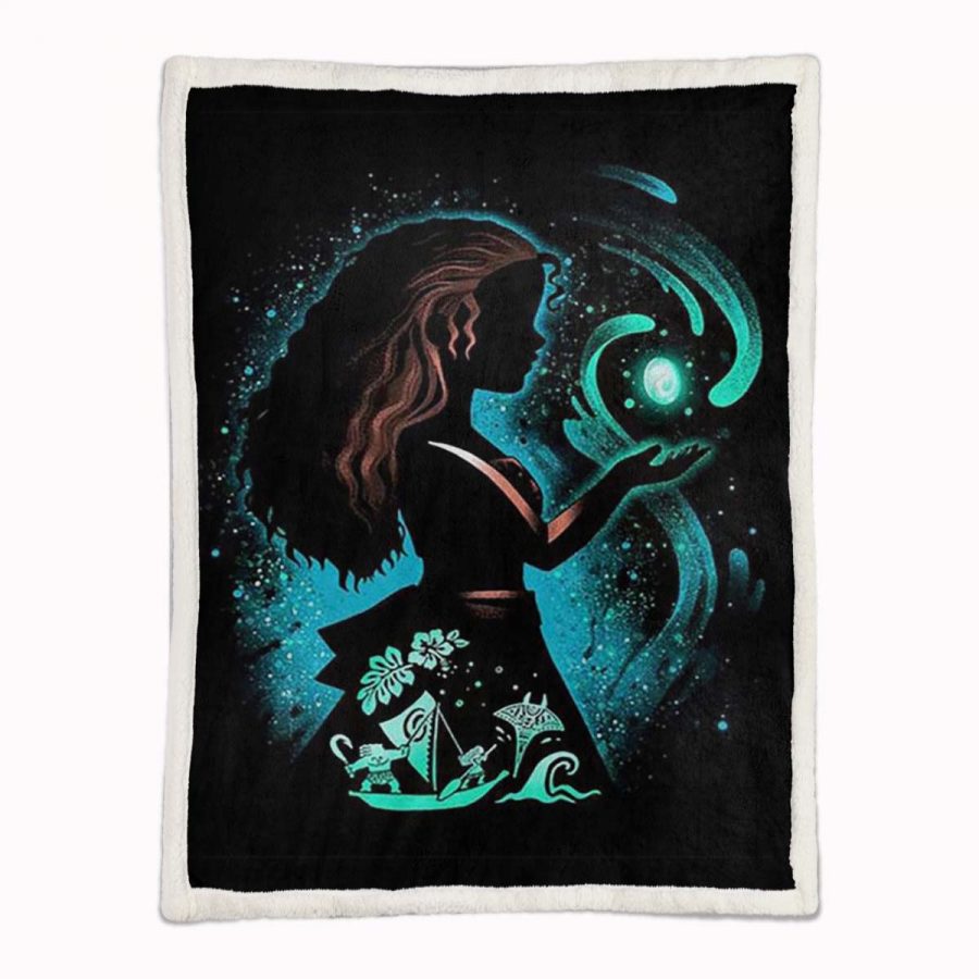Vaiana - Prinzessin Fairy Tail Decke - Fleecedecke – Bild 2