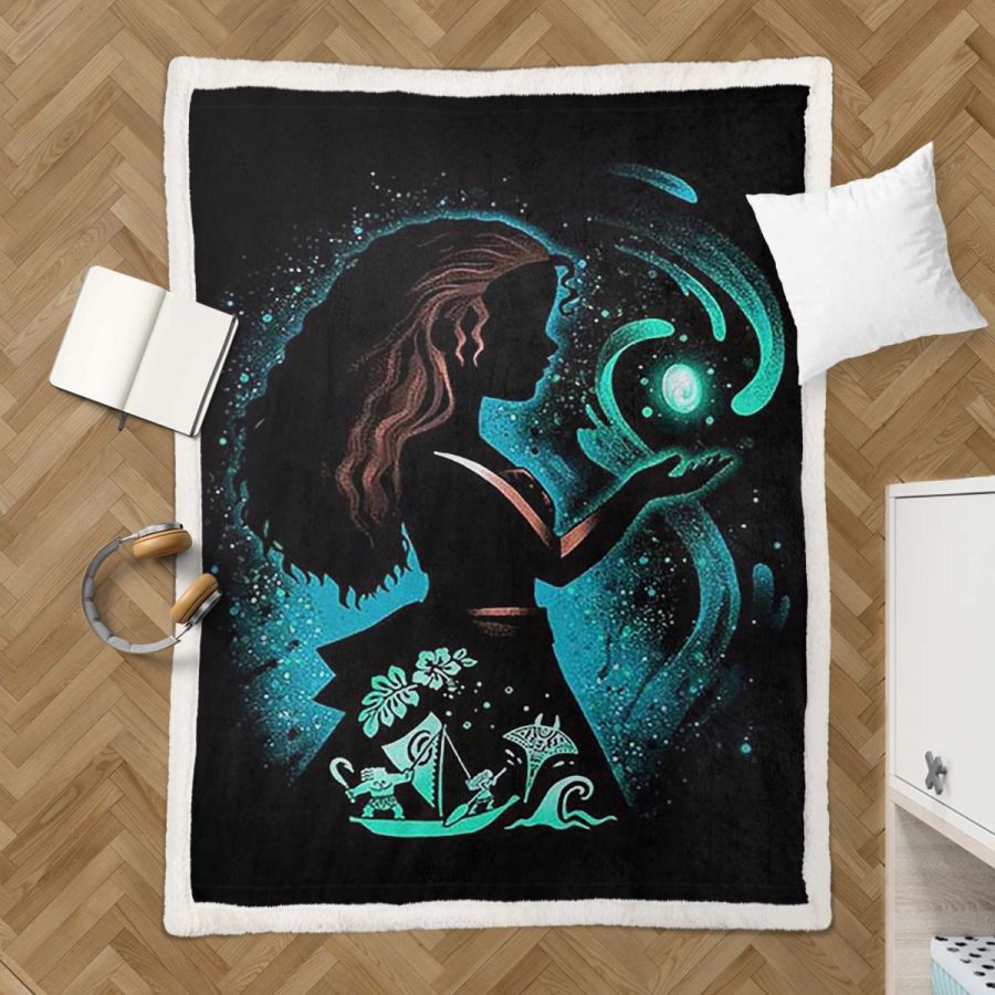Vaiana - Prinzessin Fairy Tail Decke - Fleecedecke – Bild 3