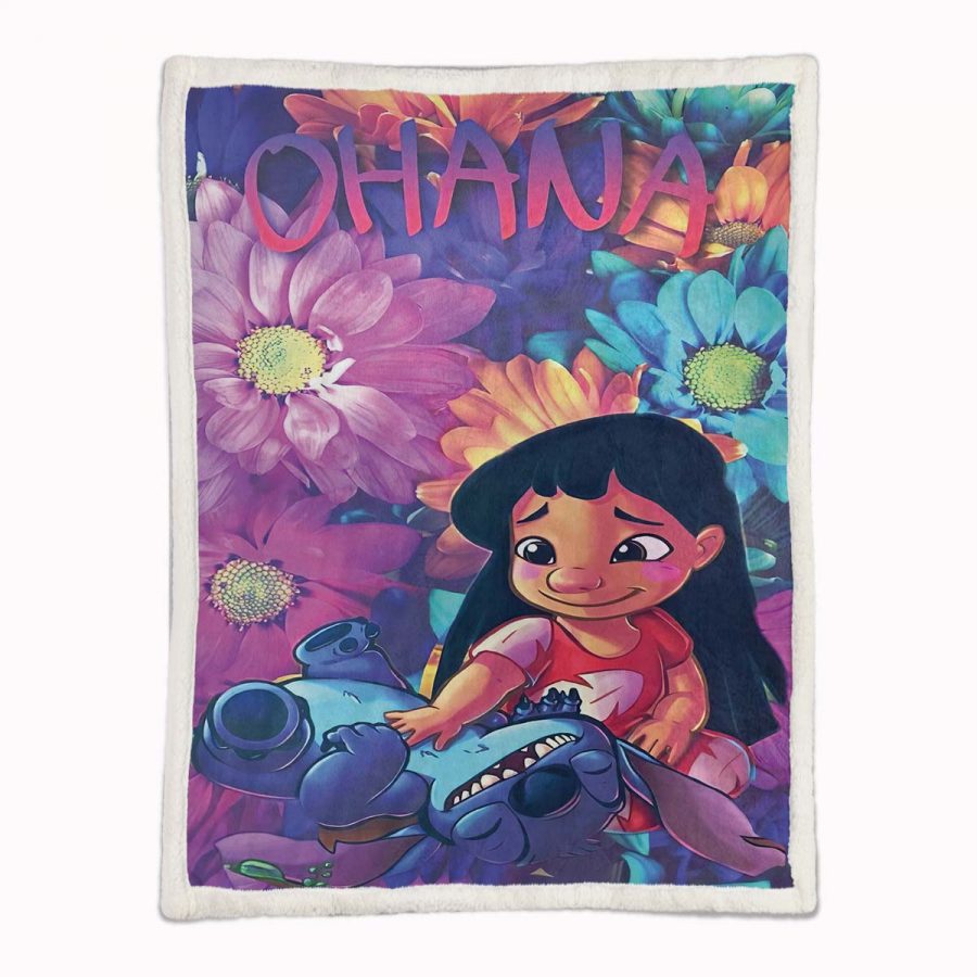 Vaiana Prinzessin Fairy Tail Ohana 01 Decke - Fleecedecke – Bild 2