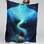 Vaiana Prinzessin Fairy Tail Ohana 02 Decke – Fleecedecke