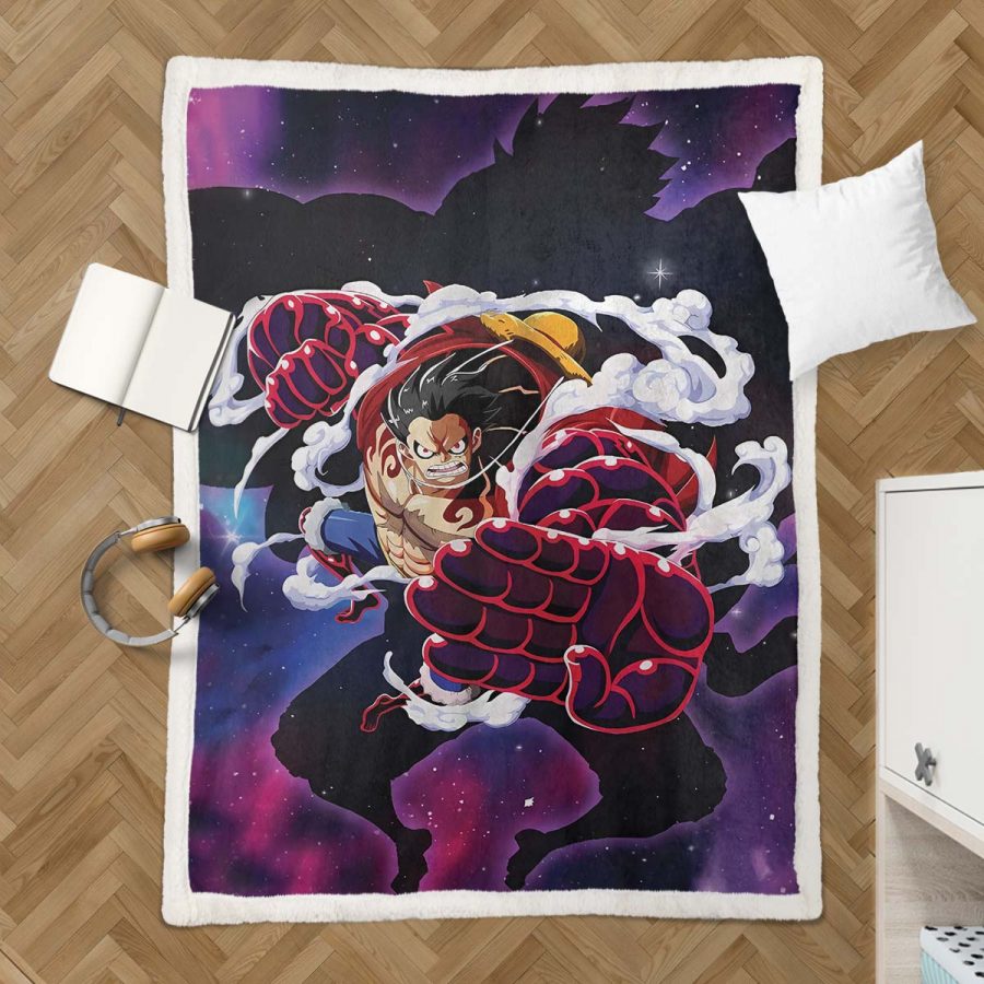 Monkey D. Ruffy One Piece 01 Decke - Fleecedecke – Bild 3