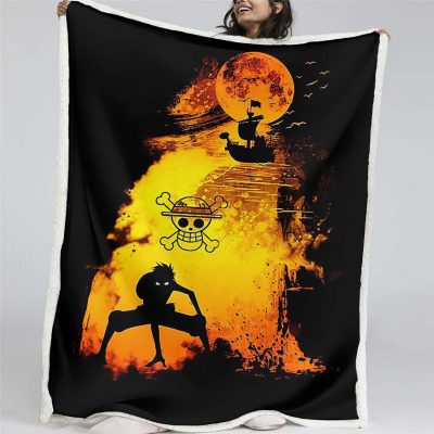 Monkey D. Ruffy One Piece 02 Decke - Fleecedecke