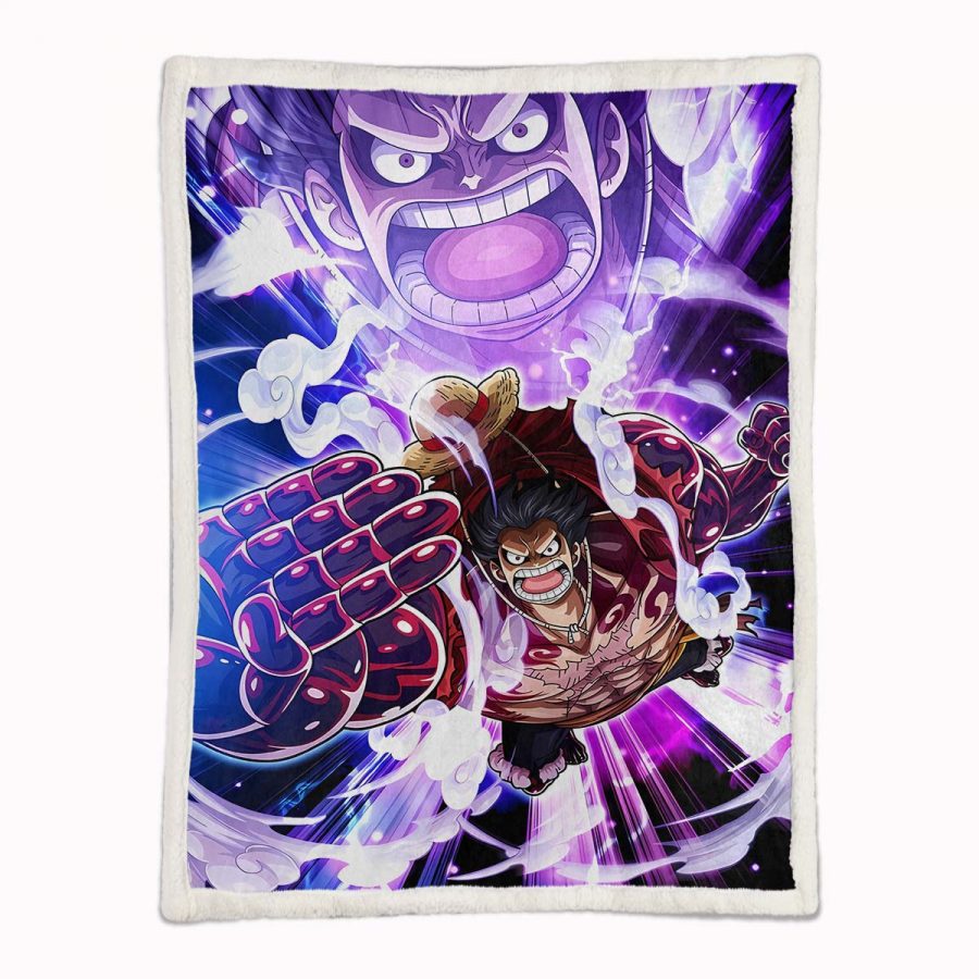 Monkey D. Ruffy One Piece 05 Decke - Fleecedecke – Bild 2