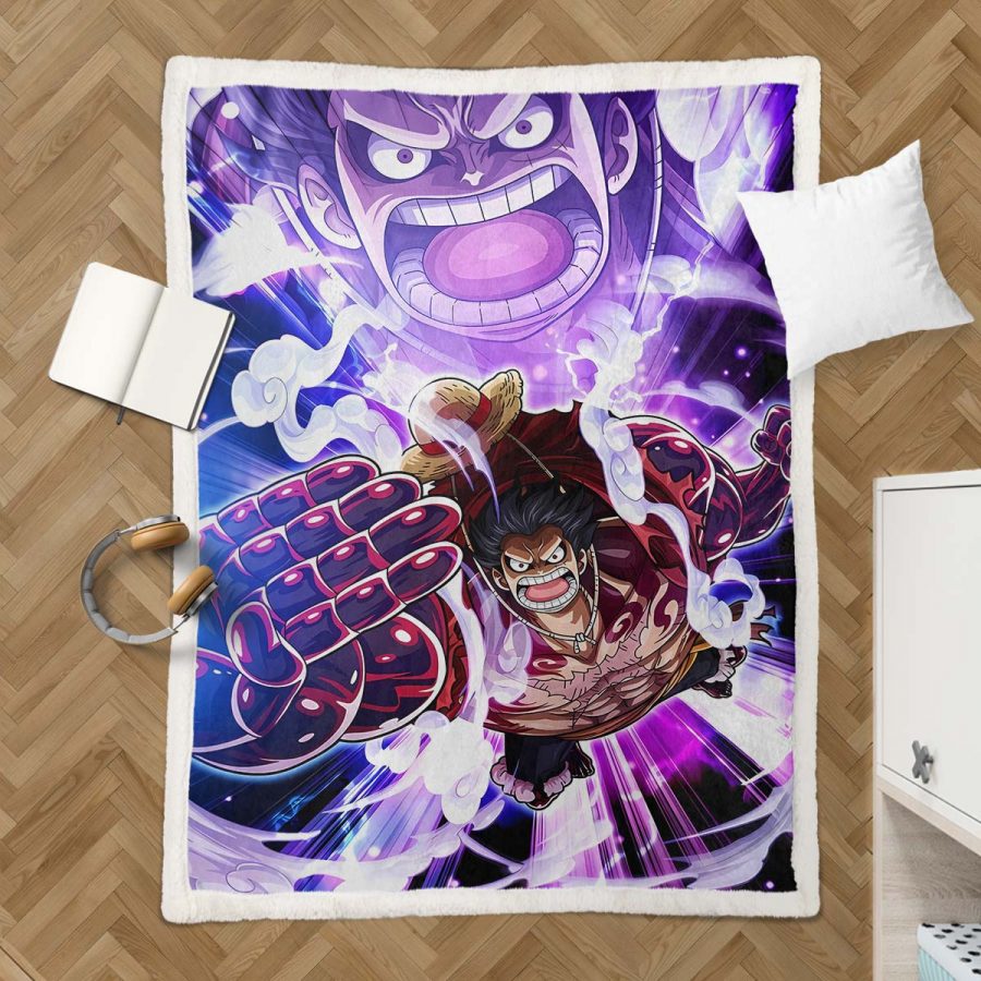 Monkey D. Ruffy One Piece 05 Decke - Fleecedecke – Bild 3