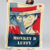 Monkey D. Ruffy One Piece 06 Decke - Fleecedecke