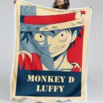 Monkey D. Ruffy One Piece 06 Decke – Fleecedecke
