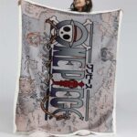 Monkey D. Ruffy One Piece 07 Decke – Fleecedecke