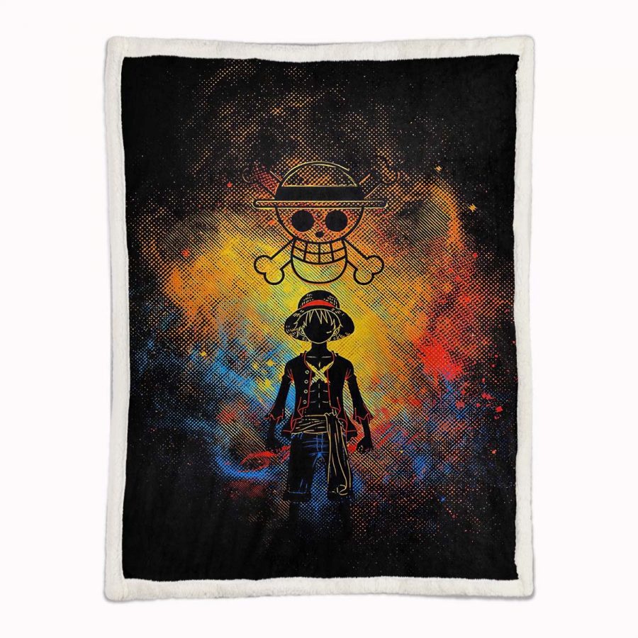 Monkey D. Ruffy One Piece 09 Decke - Fleecedecke – Bild 2