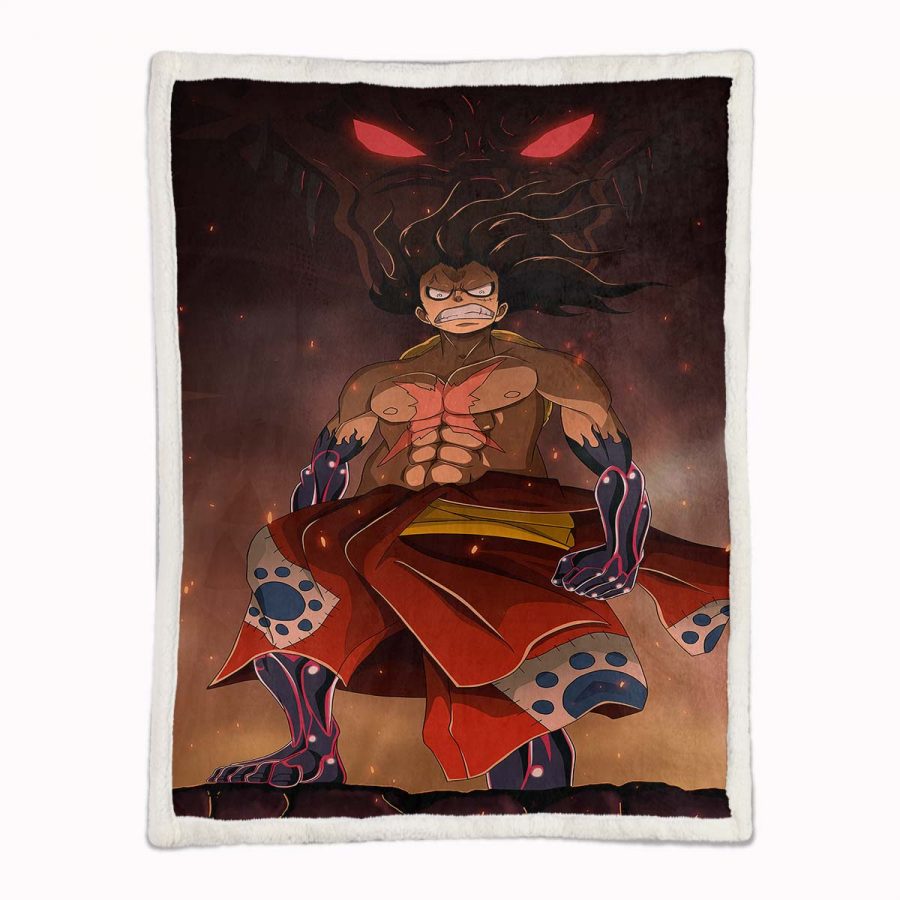 Monkey D. Ruffy One Piece 11 Decke - Fleecedecke – Bild 2
