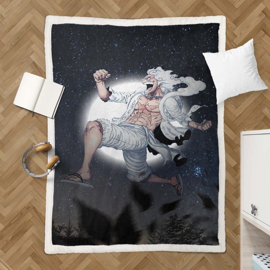 Monkey D. Ruffy One Piece 13 Decke - Fleecedecke – Bild 3