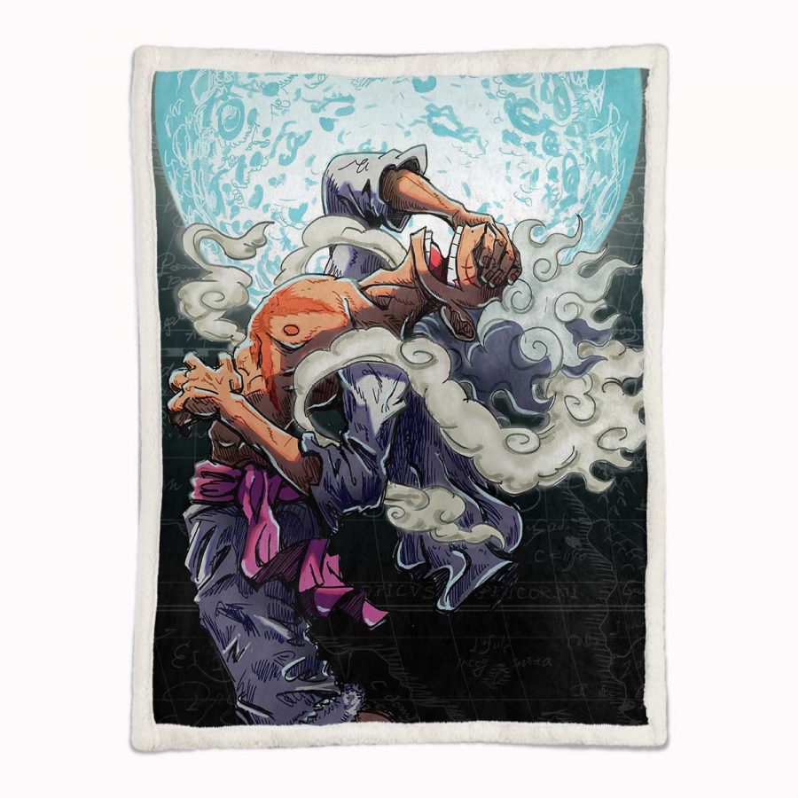 Monkey D. Ruffy One Piece 15 Decke - Fleecedecke – Bild 2