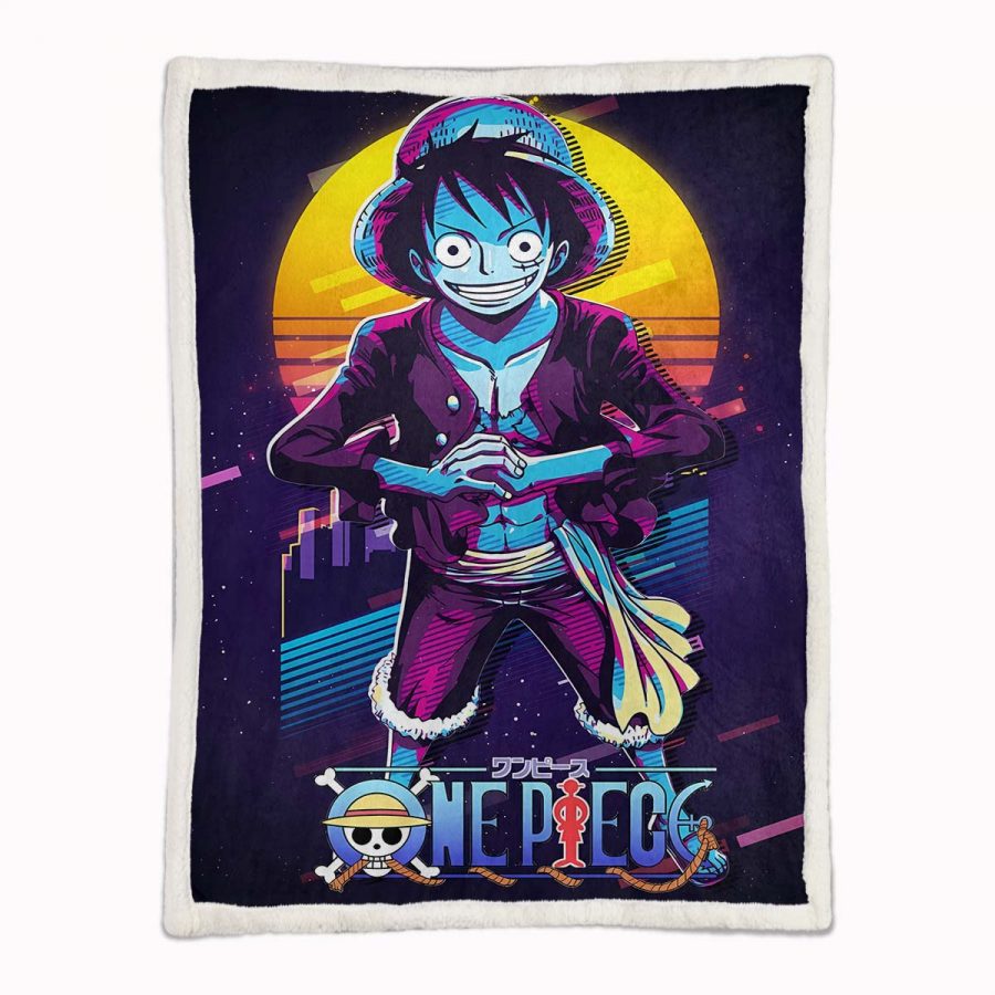 Monkey D. Ruffy One Piece 16 Decke - Fleecedecke – Bild 2