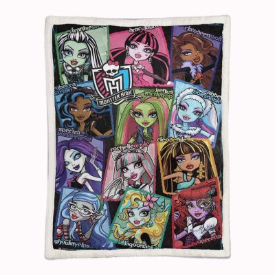 Alternative view of Monster High Alle Charaktere 01 Decke - Fleecedecke