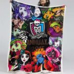 Monster High Alle Charaktere 05 Decke – Fleecedecke