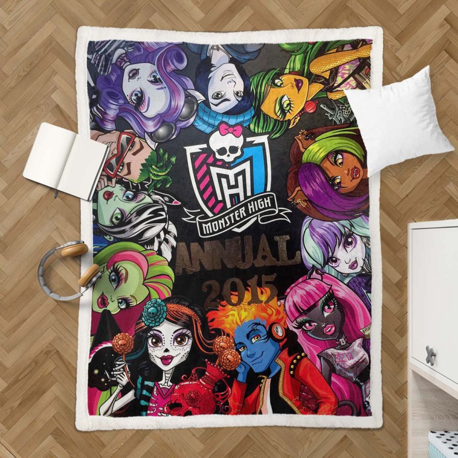 Monster High Alle Charaktere 05 Decke - Fleecedecke – Bild 3