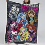 Monster High Alle Charaktere 06 Decke – Fleecedecke