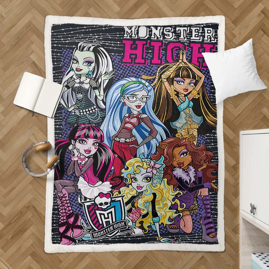 Monster High Alle Charaktere 06 Decke - Fleecedecke – Bild 3