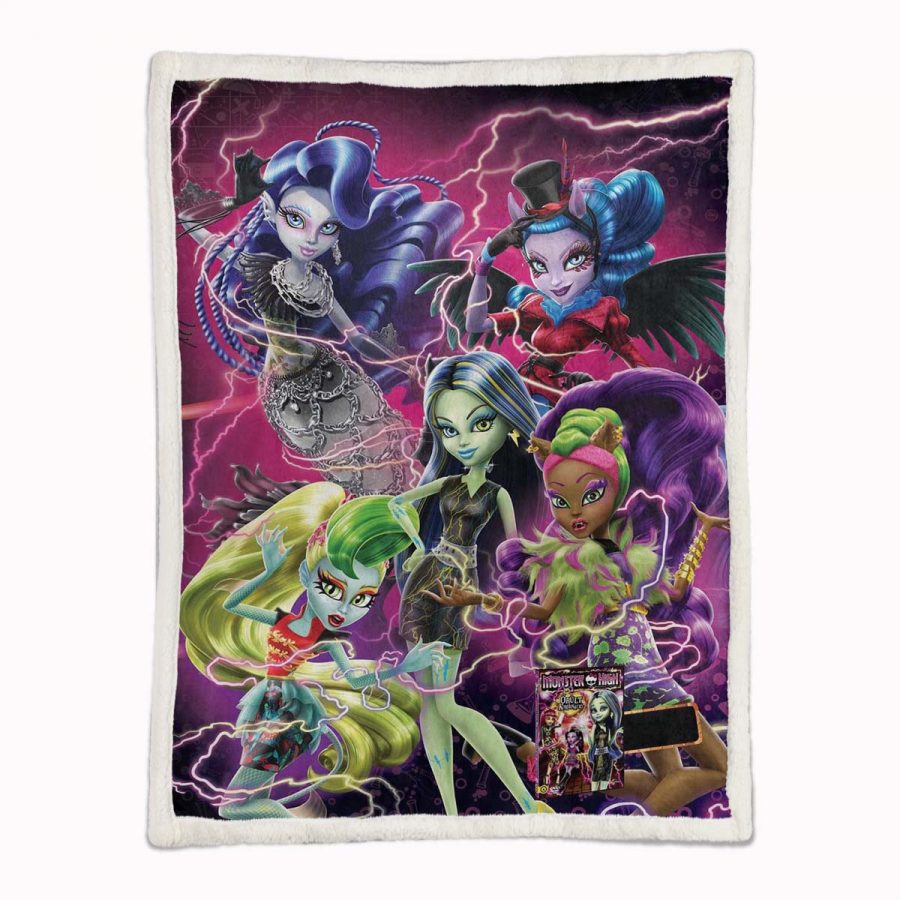 Monster High Alle Charaktere 07 Decke - Fleecedecke – Bild 2