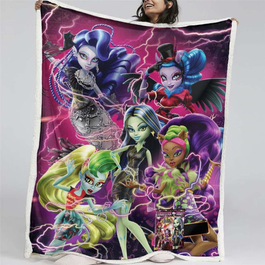 Monster High Alle Charaktere 07 Decke - Fleecedecke