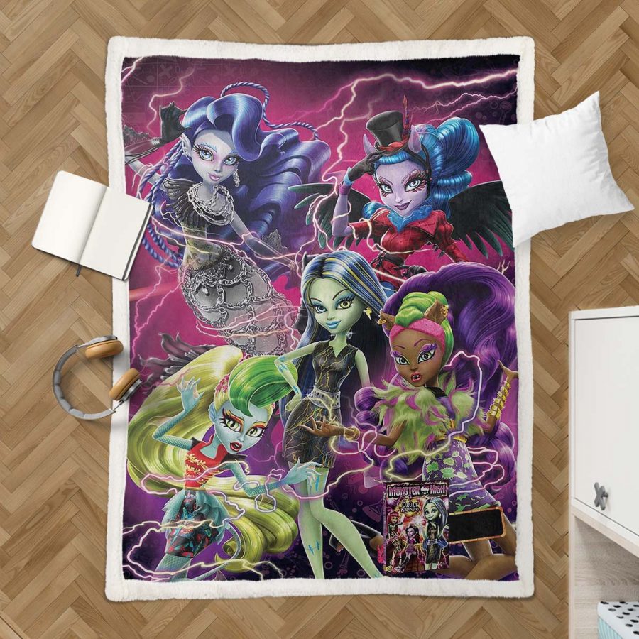 Monster High Alle Charaktere 07 Decke - Fleecedecke – Bild 3