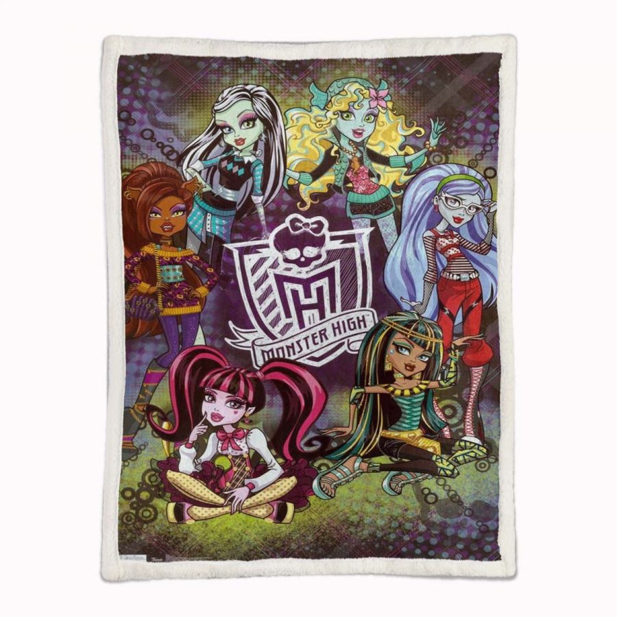 Monster High Alle Charaktere 08 Decke - Fleecedecke – Bild 2