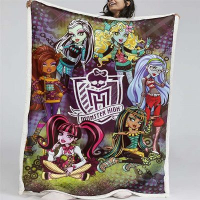 Monster High Alle Charaktere 08 Decke - Fleecedecke