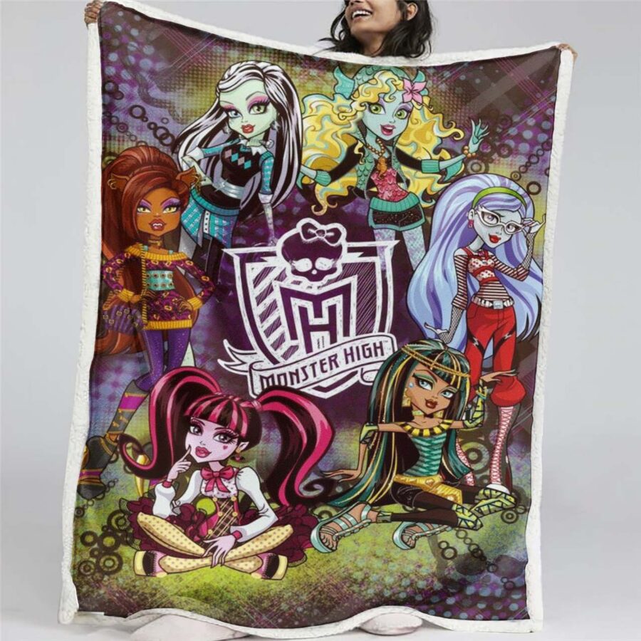 Monster High Alle Charaktere 08 Decke - Fleecedecke