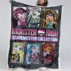 Monster High - Alle Charaktere - Seltene Sammlung 02 Decke - Fleecedecke