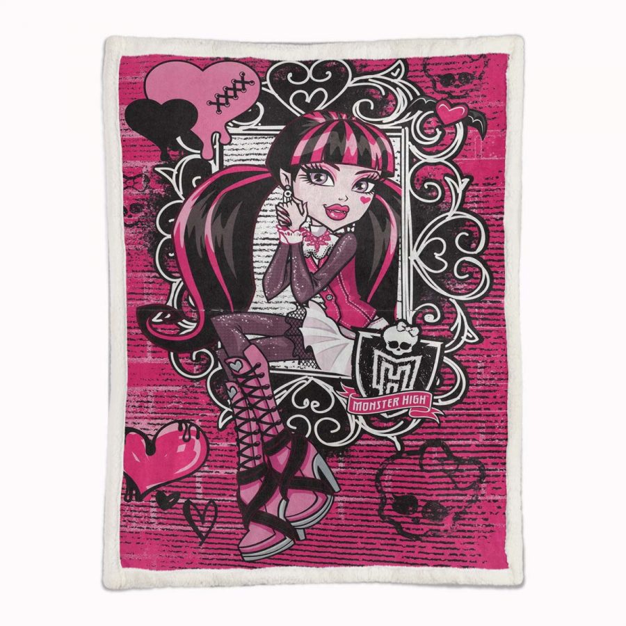Monster High Draculaura Decke - Fleecedecke – Bild 2