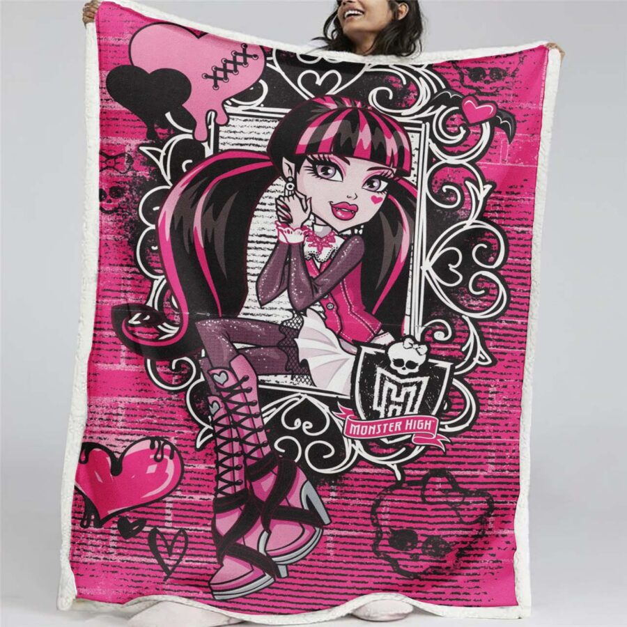 Monster High Draculaura Decke - Fleecedecke