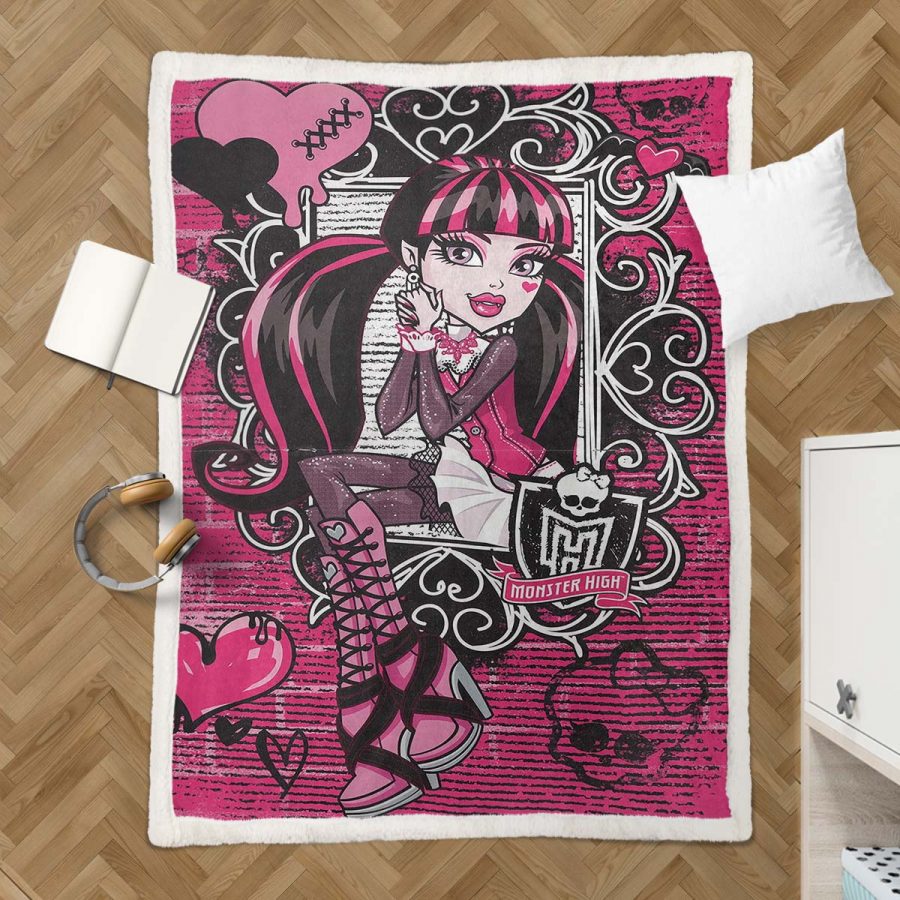 Monster High Draculaura Decke - Fleecedecke – Bild 3