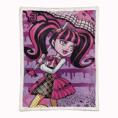 Alternative view of Monster High Draculaura mit Regenschirm Decke - Fleecedecke
