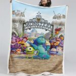 Monster University Alle Charaktere 01 Decke – Fleecedecke