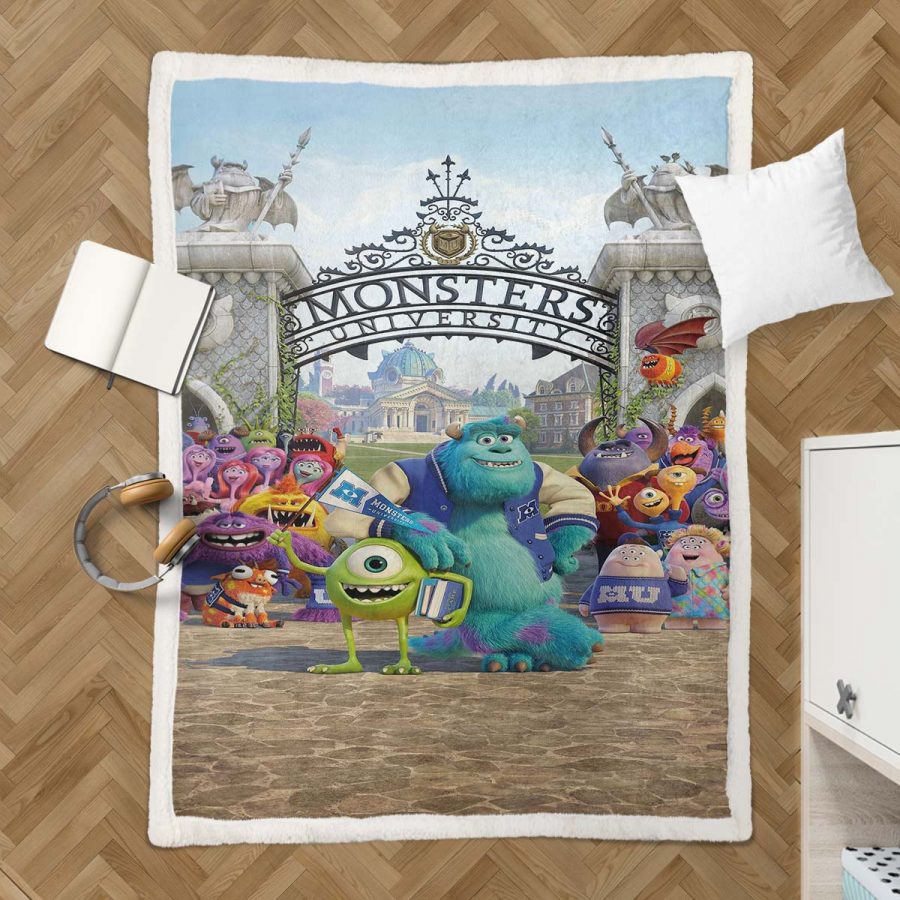 Monster University Alle Charaktere 01 Decke - Fleecedecke – Bild 3