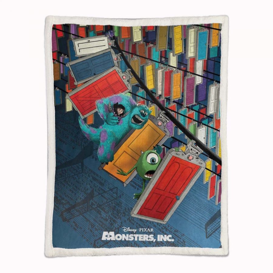 Monster University Alle Charaktere 04 Decke - Fleecedecke – Bild 2
